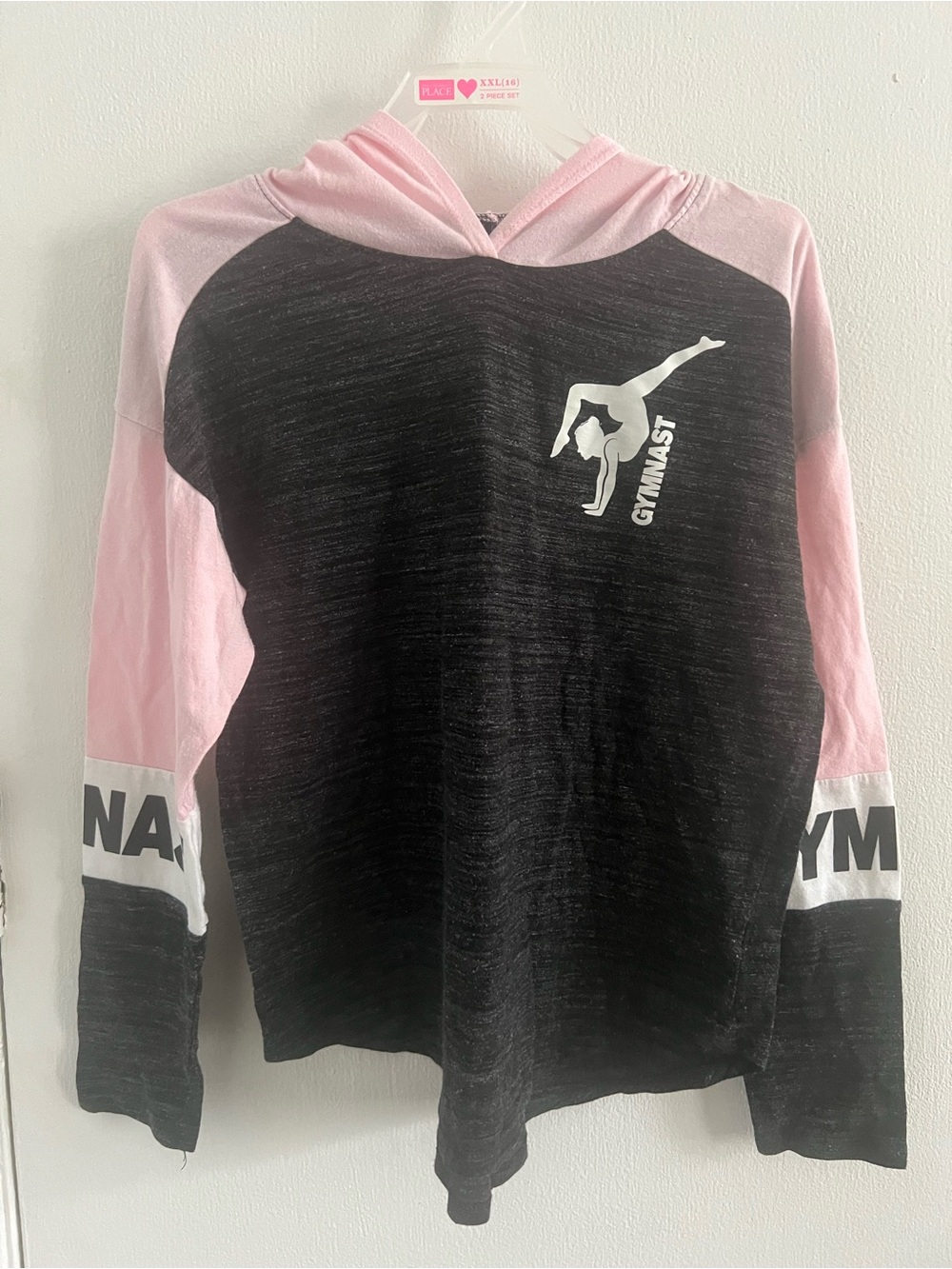 Justice Active Gymnast Girls Hoodie Size 10